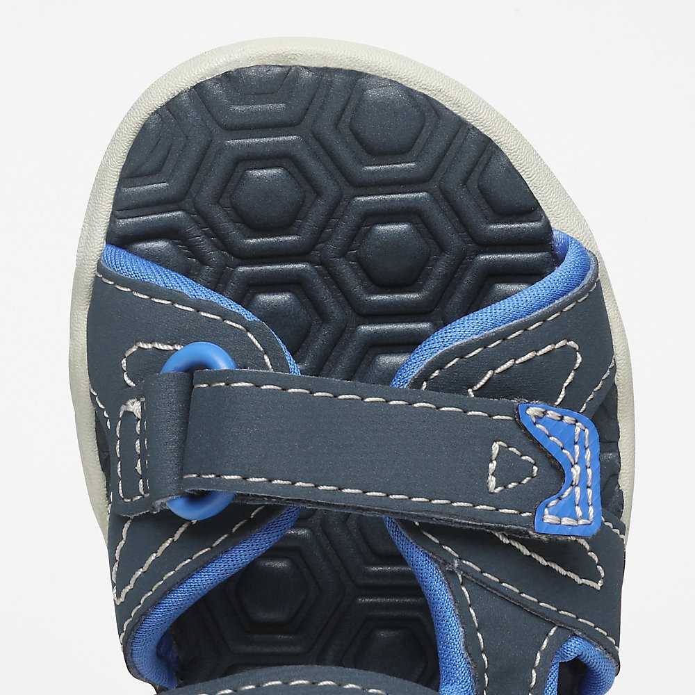 Kids' Timberland Adventure Seeker Sandals Navy/Blue | UAE-0721946