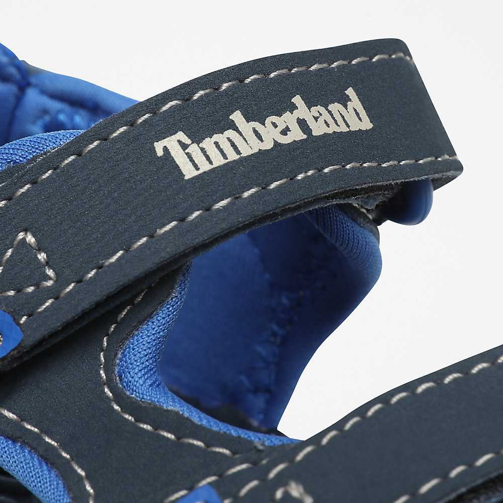 Kids' Timberland Adventure Seeker Sandals Navy/Blue | UAE-0721946