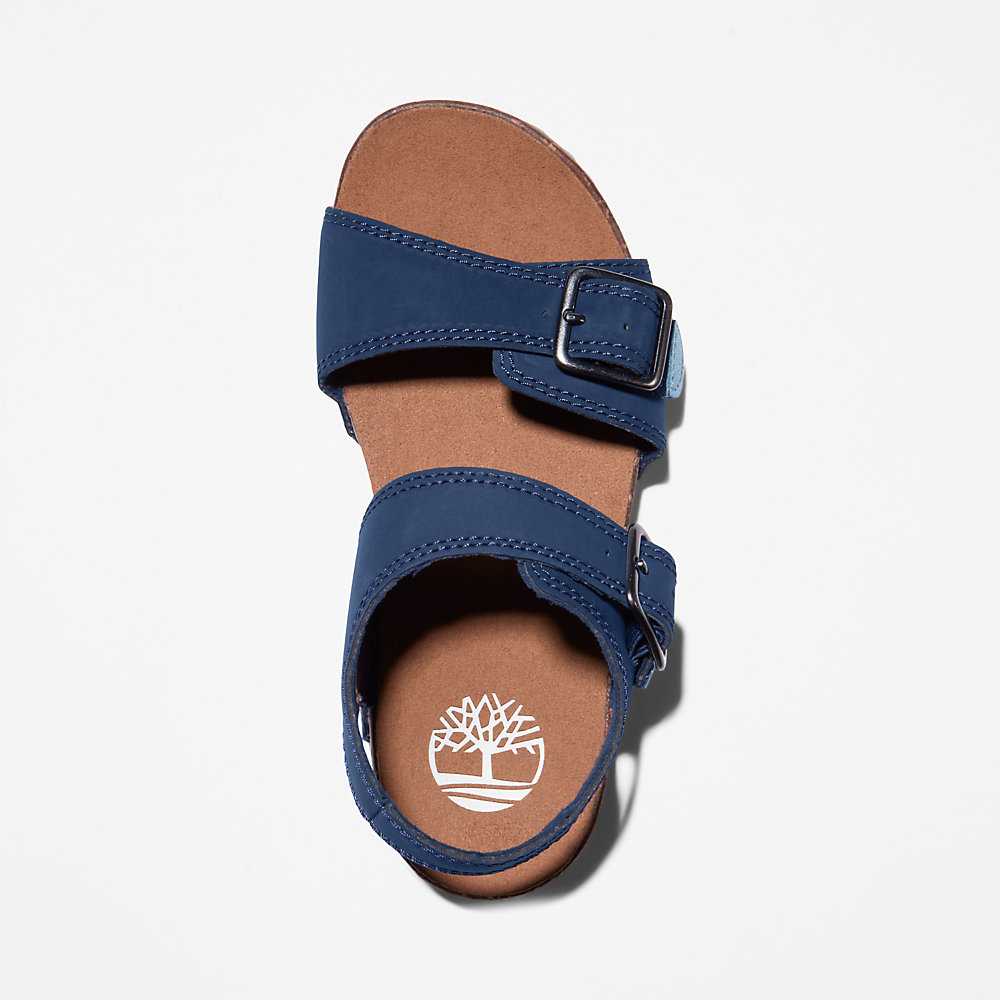 Kids' Timberland Castle Island Sandals Navy | UAE-2641830