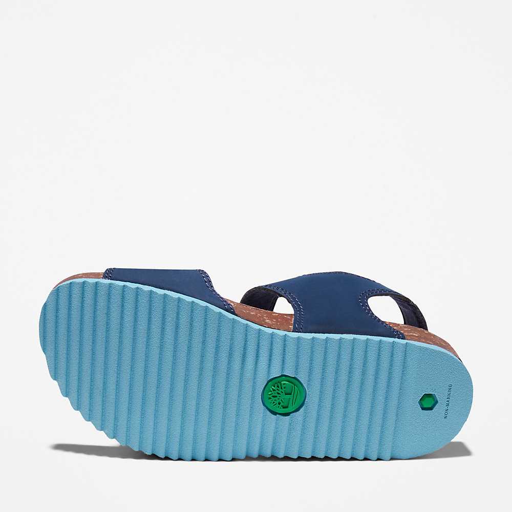 Kids' Timberland Castle Island Sandals Navy | UAE-2641830