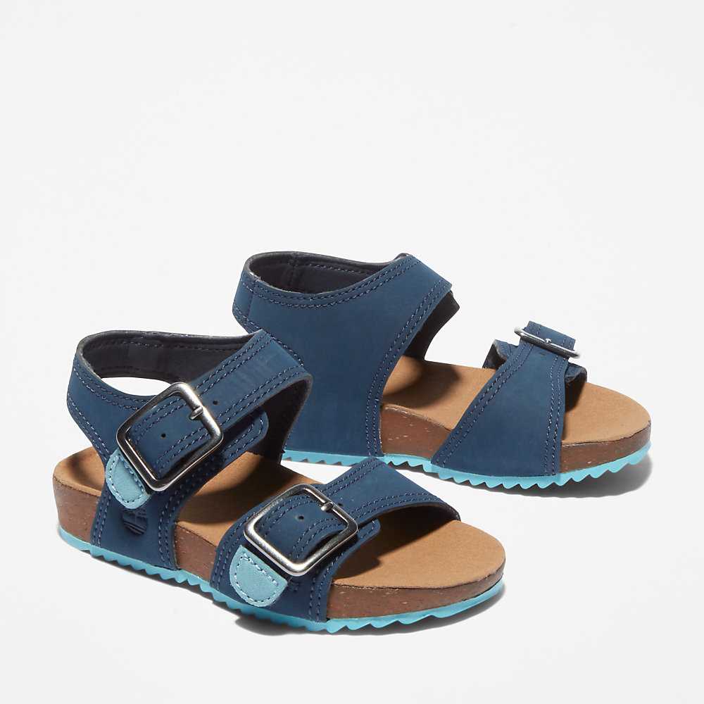 Kids' Timberland Castle Island Sandals Navy | UAE-9687103