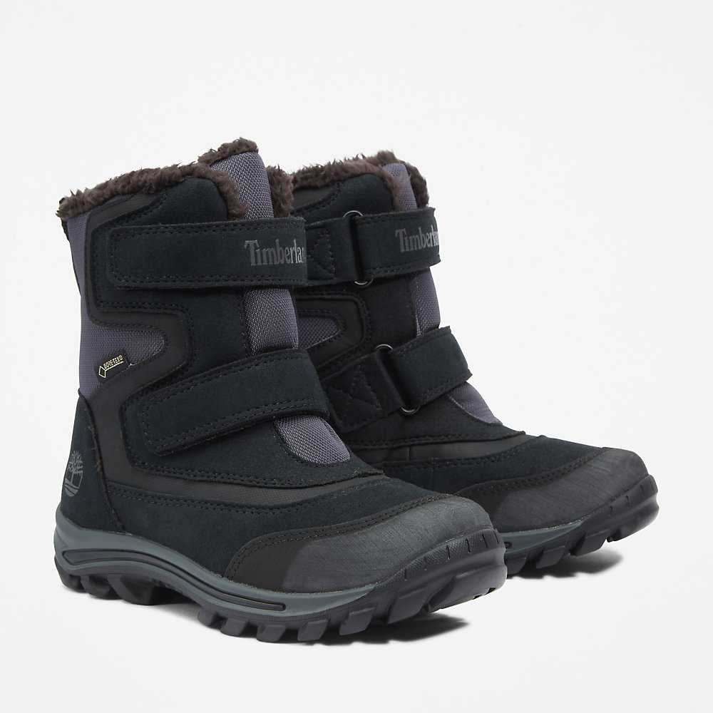 Kids' Timberland Chillberg Winter Boots Black | UAE-4219499