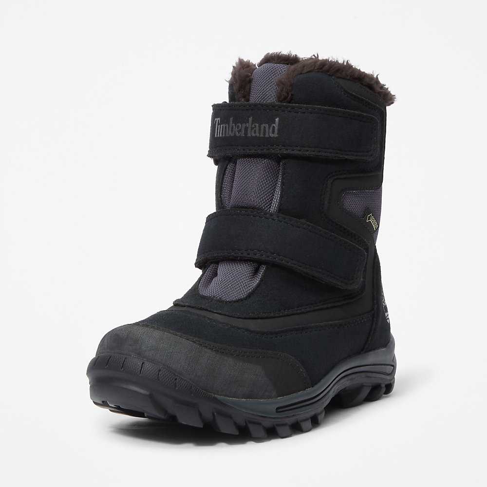 Kids' Timberland Chillberg Winter Boots Black | UAE-4219499