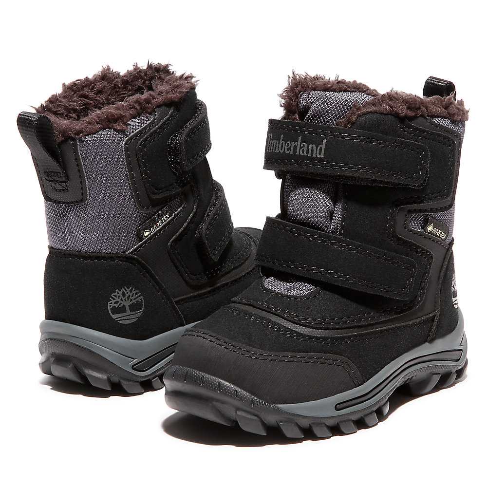 Kids' Timberland Chillberg Winter Boots Black | UAE-4219502