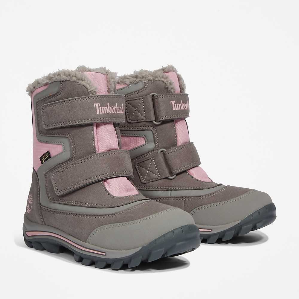 Kids' Timberland Chillberg Winter Boots Grey | UAE-4219504