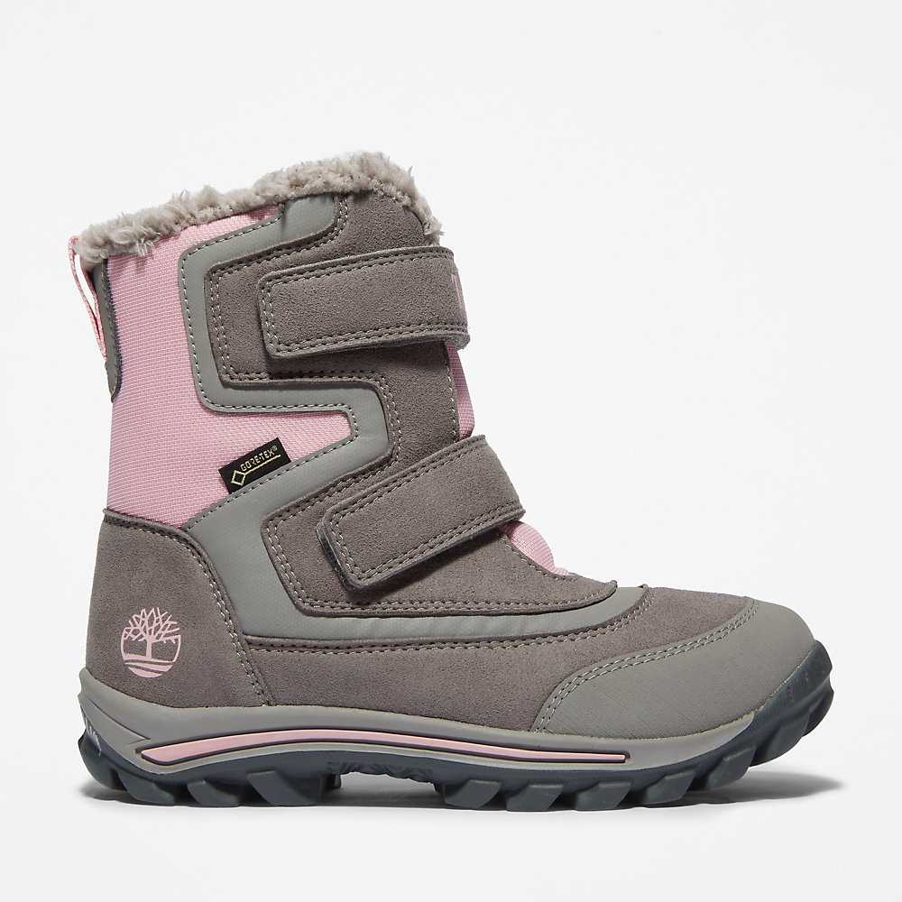 Kids\' Timberland Chillberg Winter Boots Grey | UAE-4219504