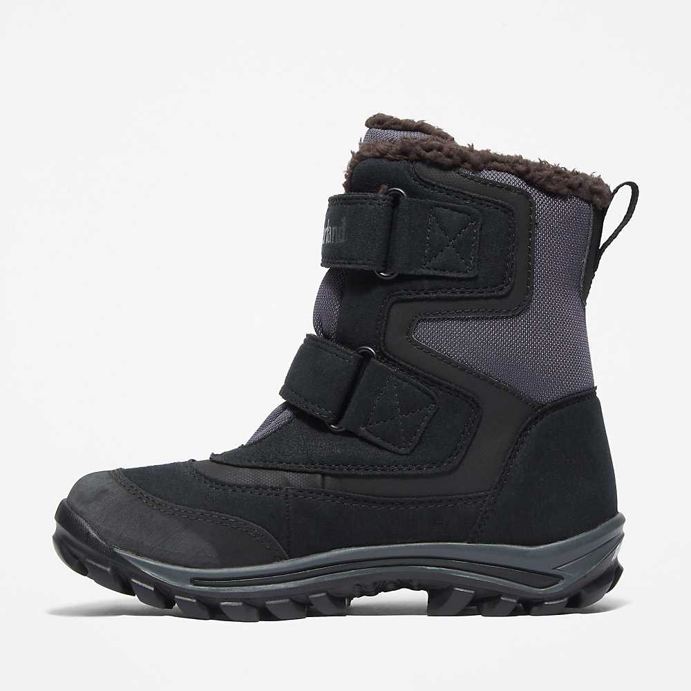 Kids' Timberland Chillberg Winter Boots Black | UAE-4219505