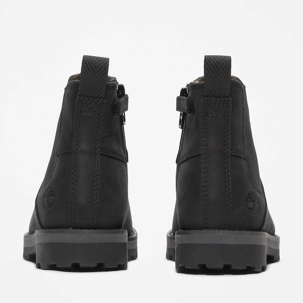 Kids' Timberland Courma Chelsea Boots Black | UAE-4219566