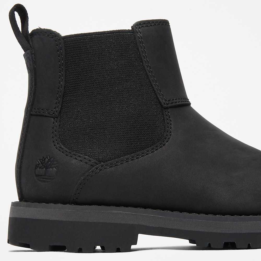 Kids' Timberland Courma Chelsea Boots Black | UAE-4219566