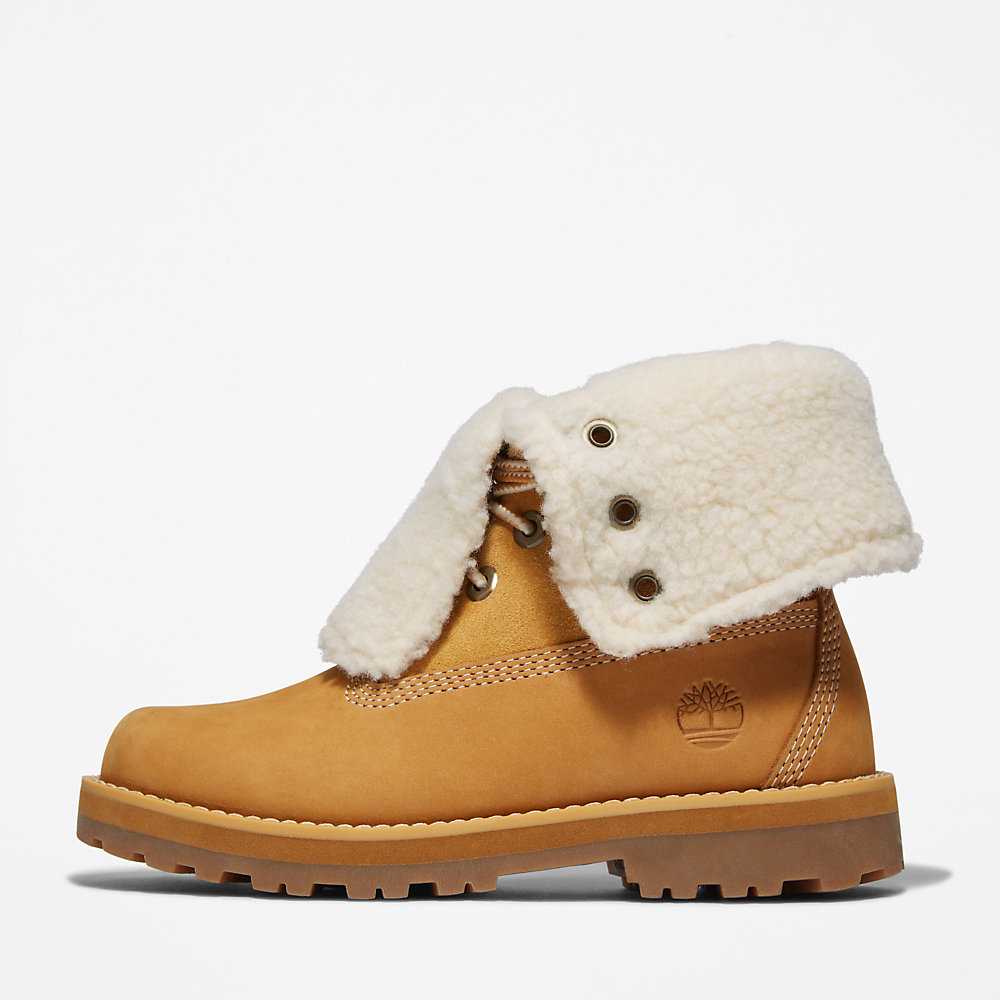 Kids' Timberland Courma Waterproof Boots Yellow | UAE-4219521