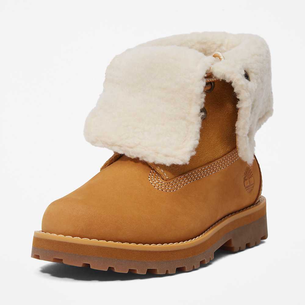 Kids' Timberland Courma Waterproof Boots Yellow | UAE-4219521