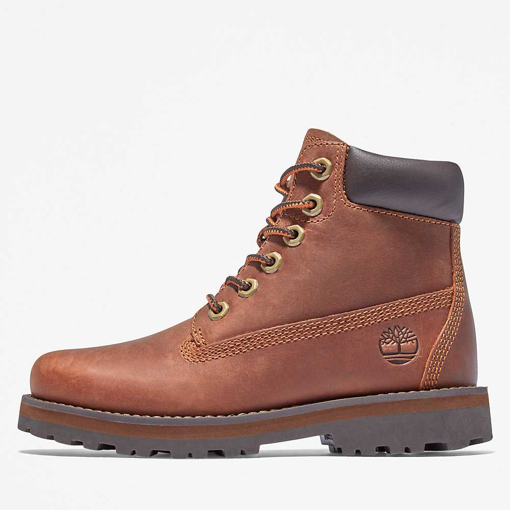 Kids' Timberland Courma Waterproof Boots Brown | UAE-4219522