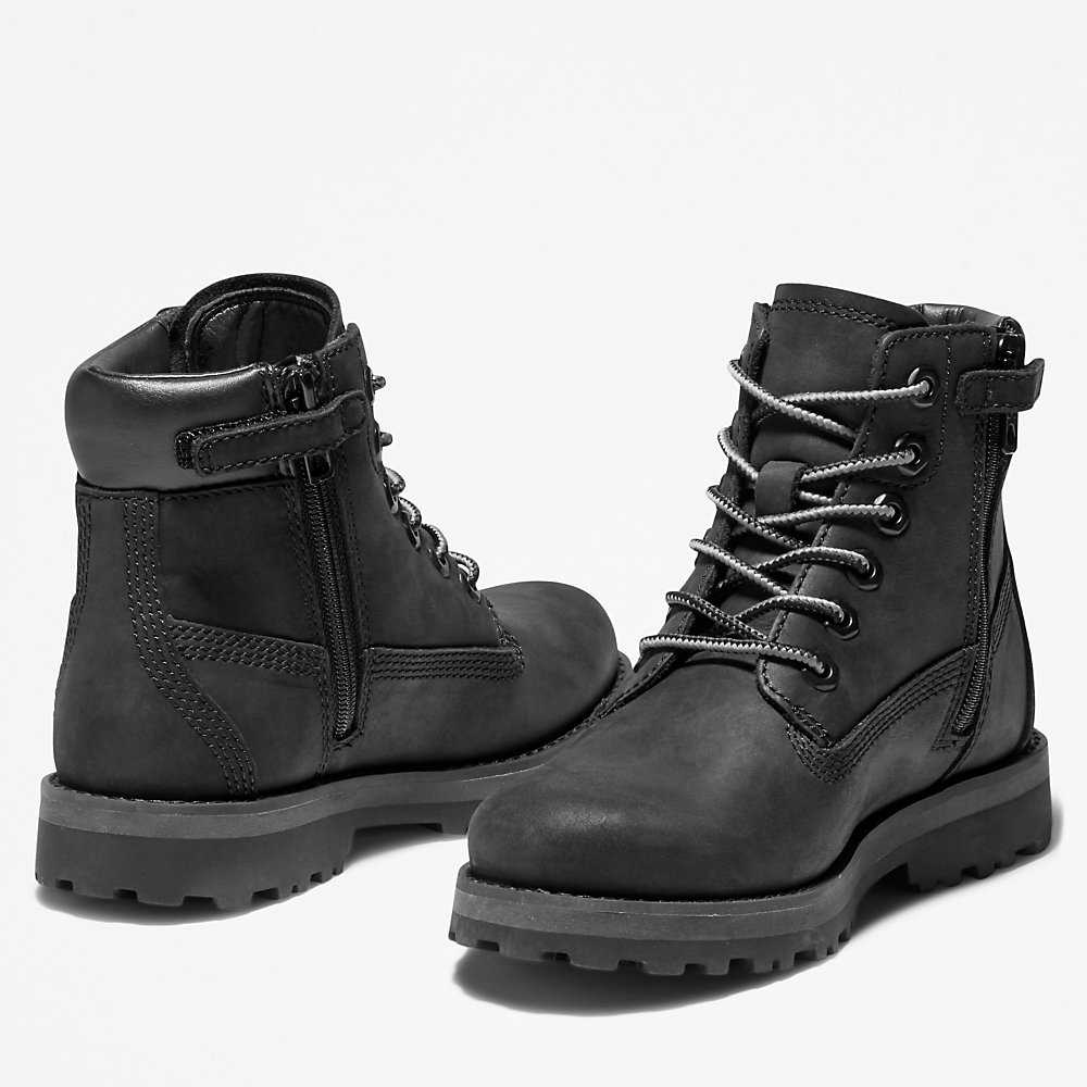 Kids' Timberland Courma Waterproof Boots Black | UAE-4219524