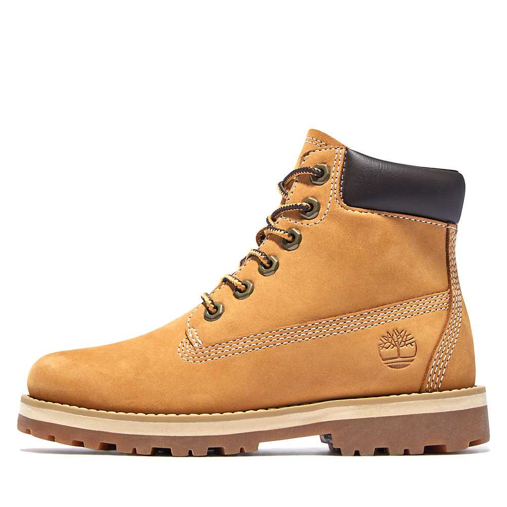 Kids' Timberland Courma Waterproof Boots Yellow | UAE-4219527