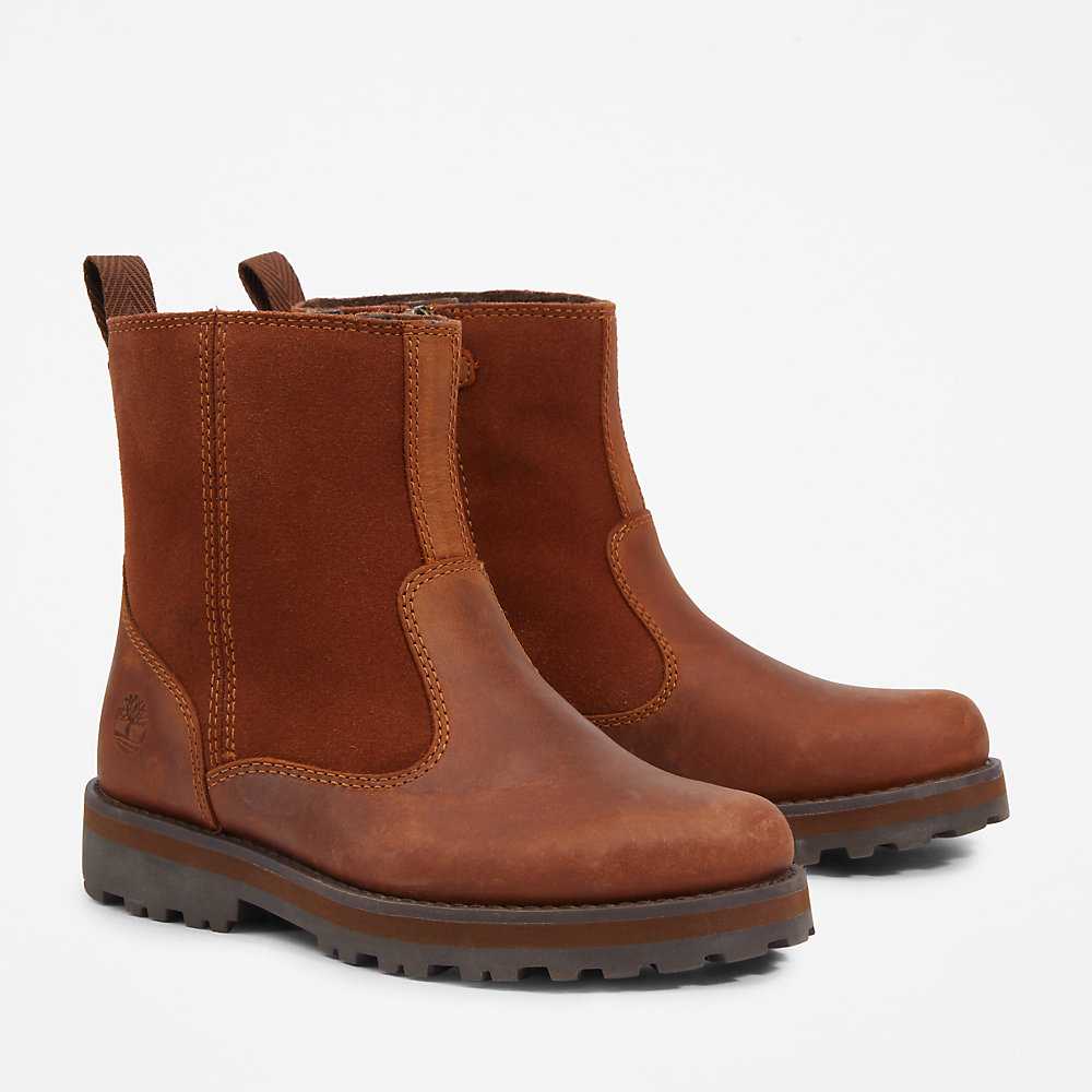 Kids' Timberland Courma Waterproof Boots Brown | UAE-4219531