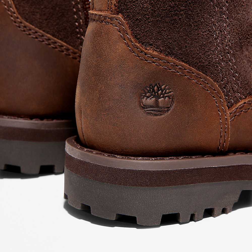 Kids' Timberland Courma Waterproof Boots Dark Brown | UAE-4219537