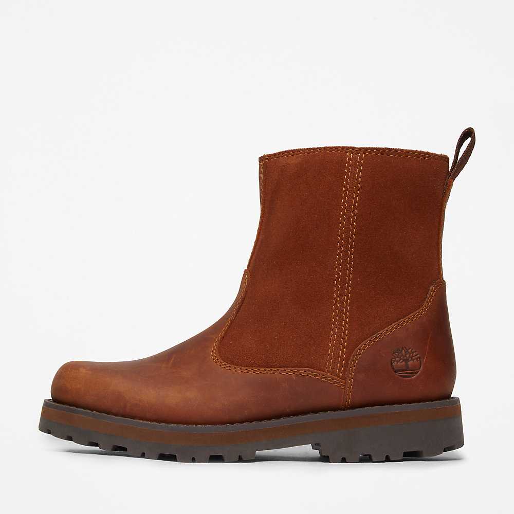 Kids' Timberland Courma Waterproof Boots Brown | UAE-4219554