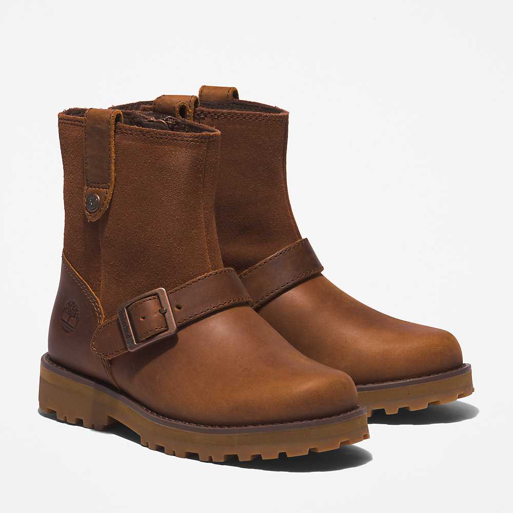 Kids' Timberland Courma Waterproof Boots Brown | UAE-4219578