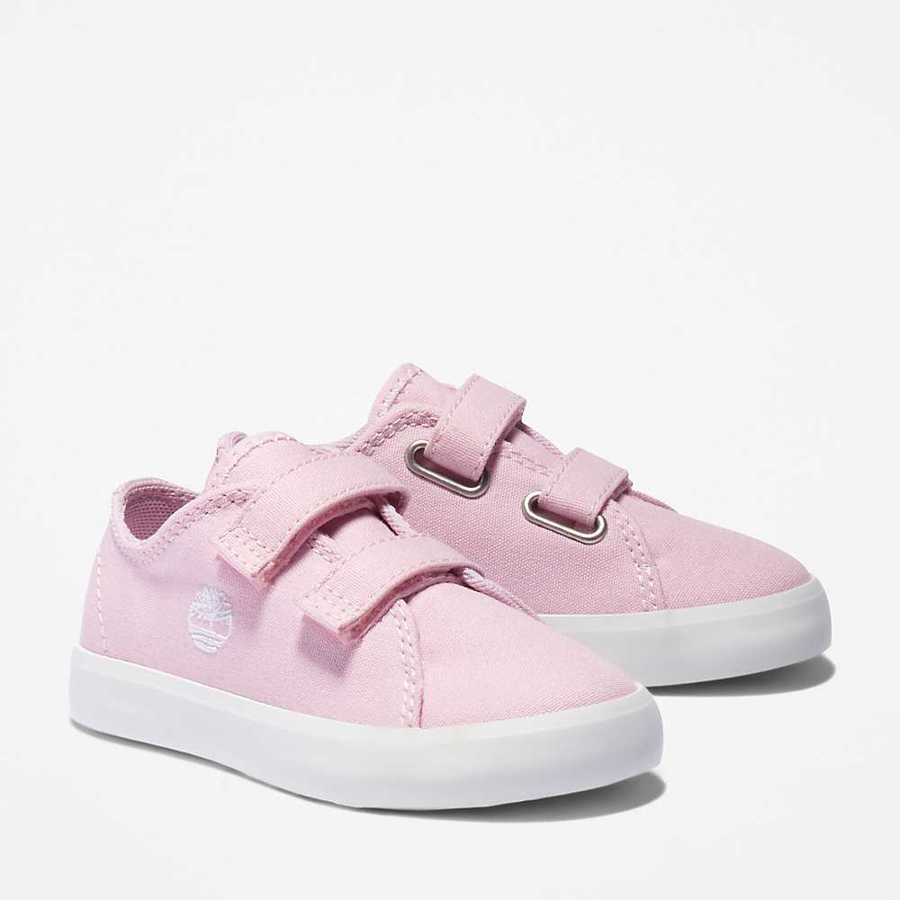 Kids' Timberland Newport Bay Sneakers Pink | UAE-4219660