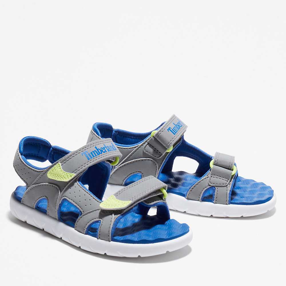 Kids' Timberland Perkins Row Sandals Grey | UAE-4219639