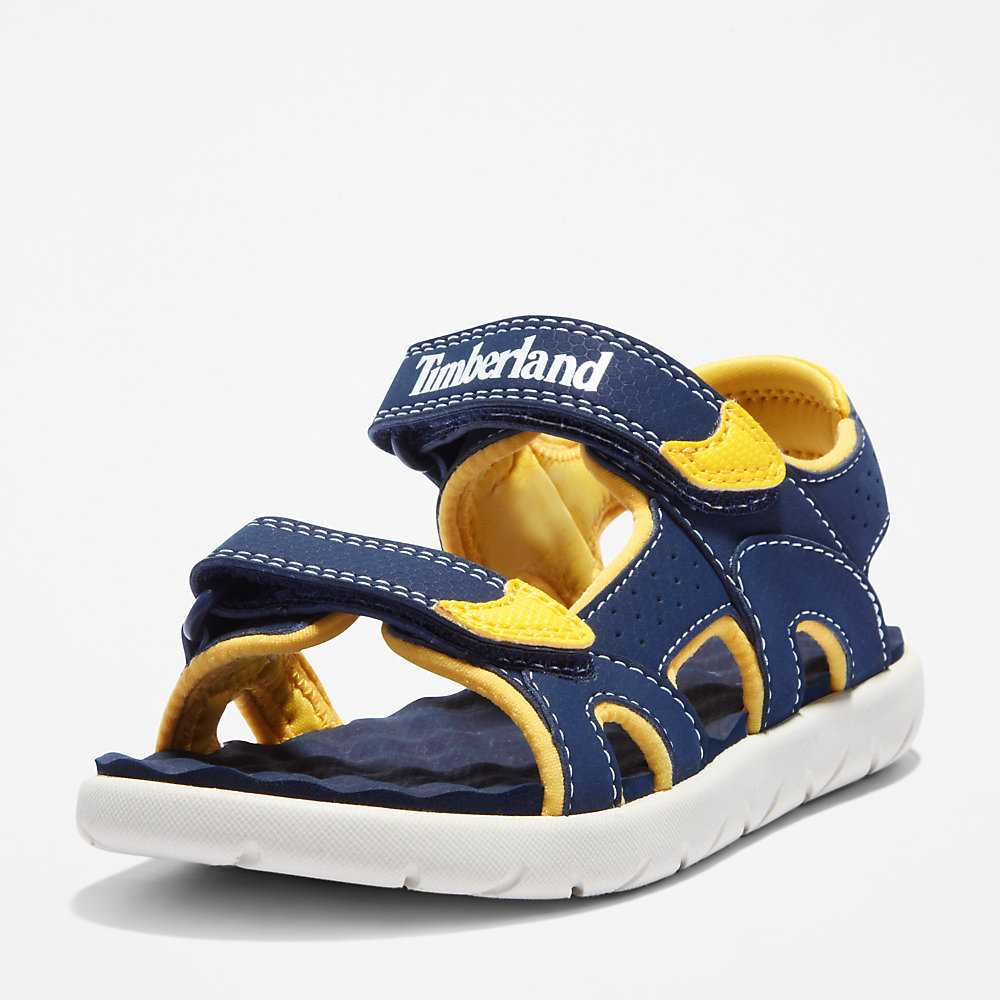 Kids' Timberland Perkins Row Sandals Navy | UAE-4219591