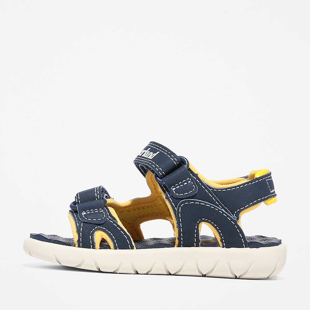 Kids' Timberland Perkins Row Sandals Navy | UAE-4219638