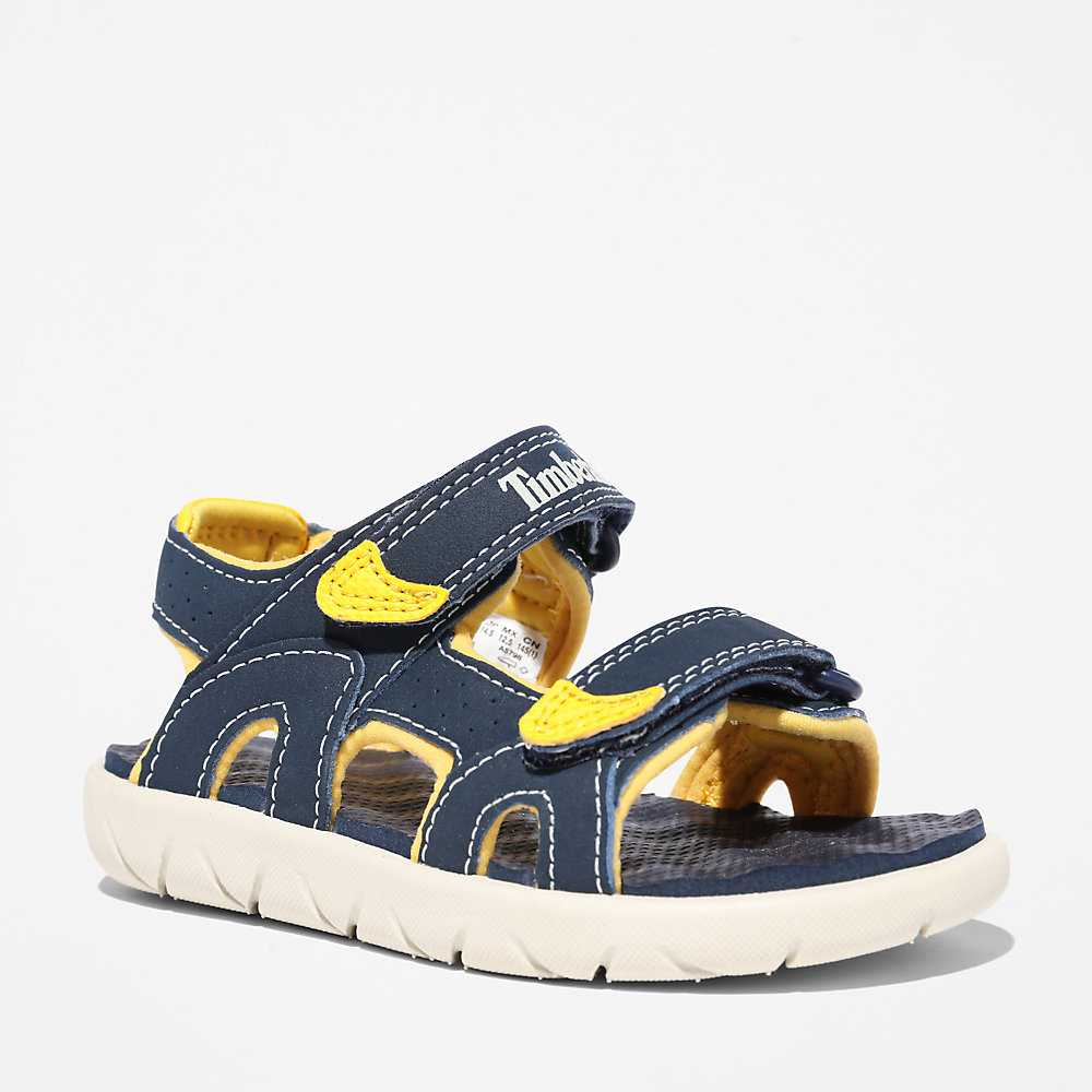 Kids' Timberland Perkins Row Sandals Navy | UAE-4219638