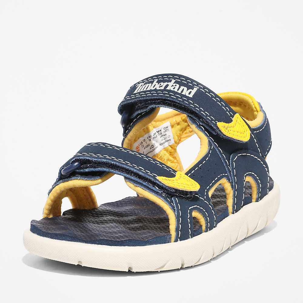 Kids' Timberland Perkins Row Sandals Navy | UAE-4219638