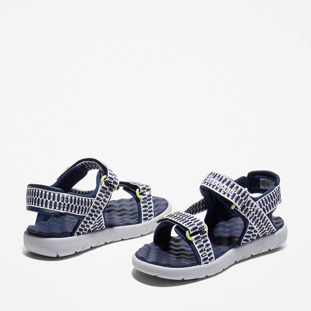 Kids' Timberland Perkins Row Sandals Navy | UAE-4219670