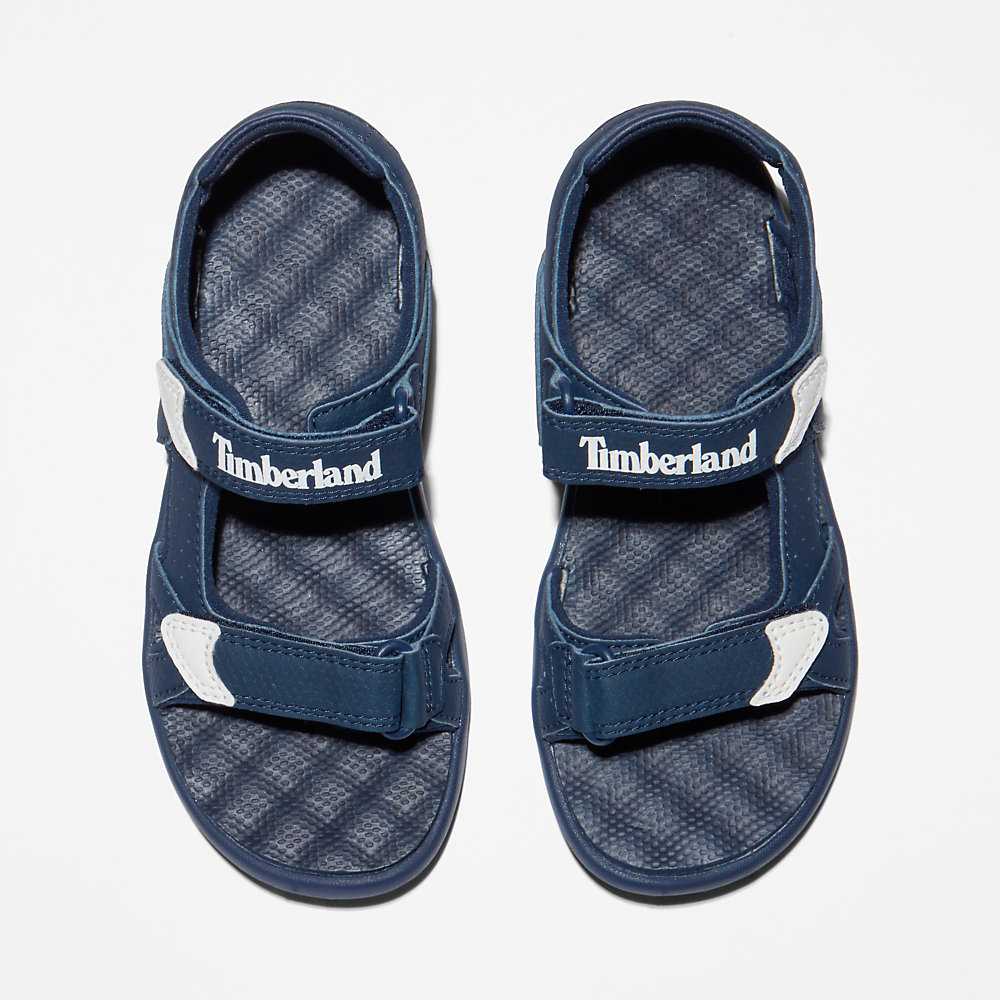 Kids' Timberland Perkins Row Sandals Navy | UAE-4819560