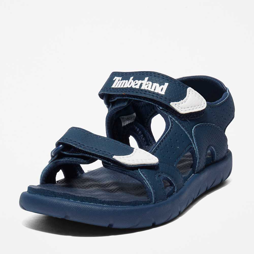 Kids' Timberland Perkins Row Sandals Navy | UAE-4819560