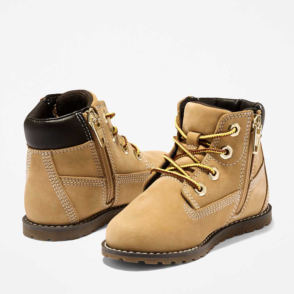 Kids' Timberland Pokey Pine Waterproof Boots Yellow | UAE-4219623