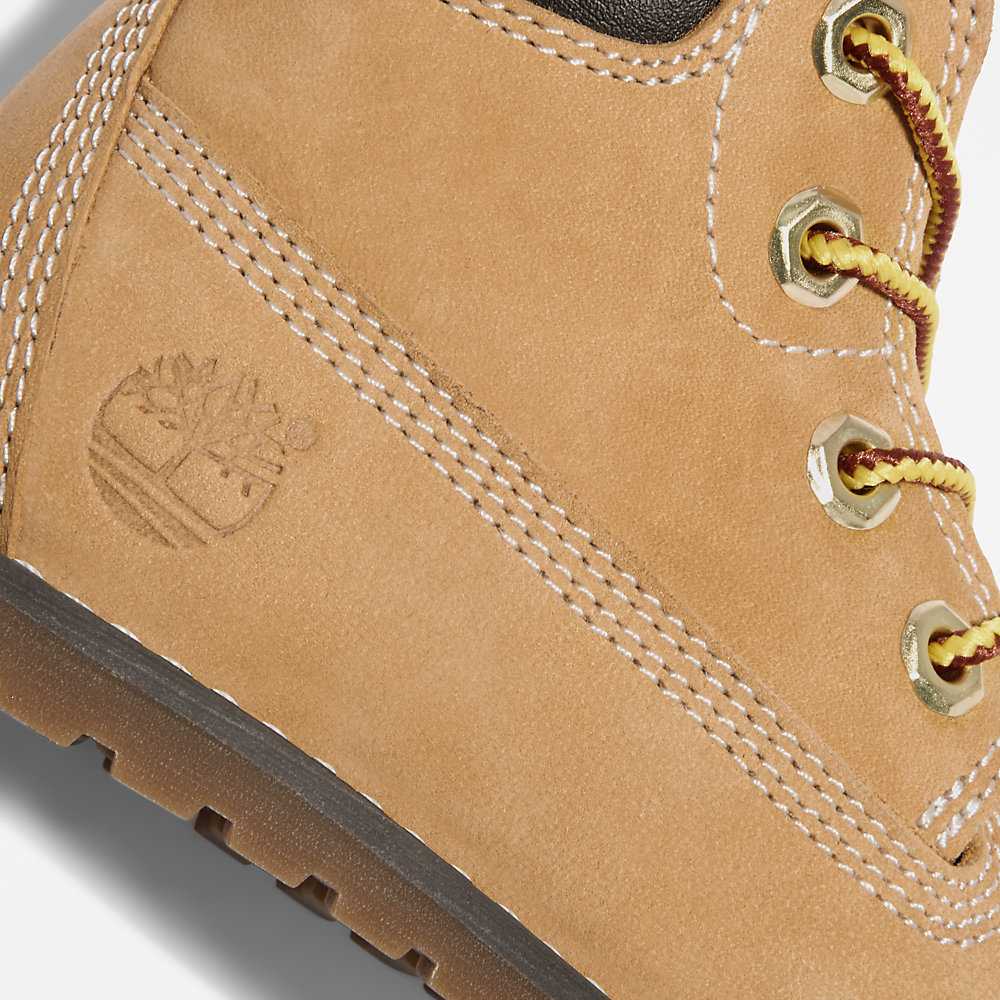 Kids' Timberland Pokey Pine Waterproof Boots Yellow | UAE-4219623