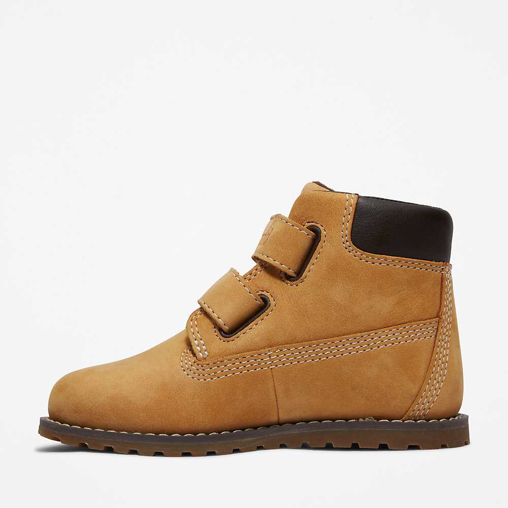 Kids' Timberland Pokey Pine Winter Boots Yellow | UAE-4219627