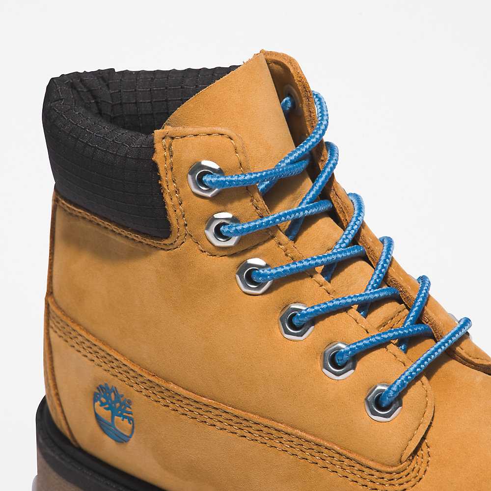 Kids' Timberland Premium® 6 Inch Waterproof Boots Light Brown | UAE-4219583