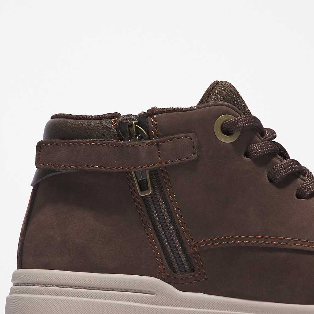 Kids' Timberland Seneca Bay Chukka Boots Dark Brown | UAE-4219516