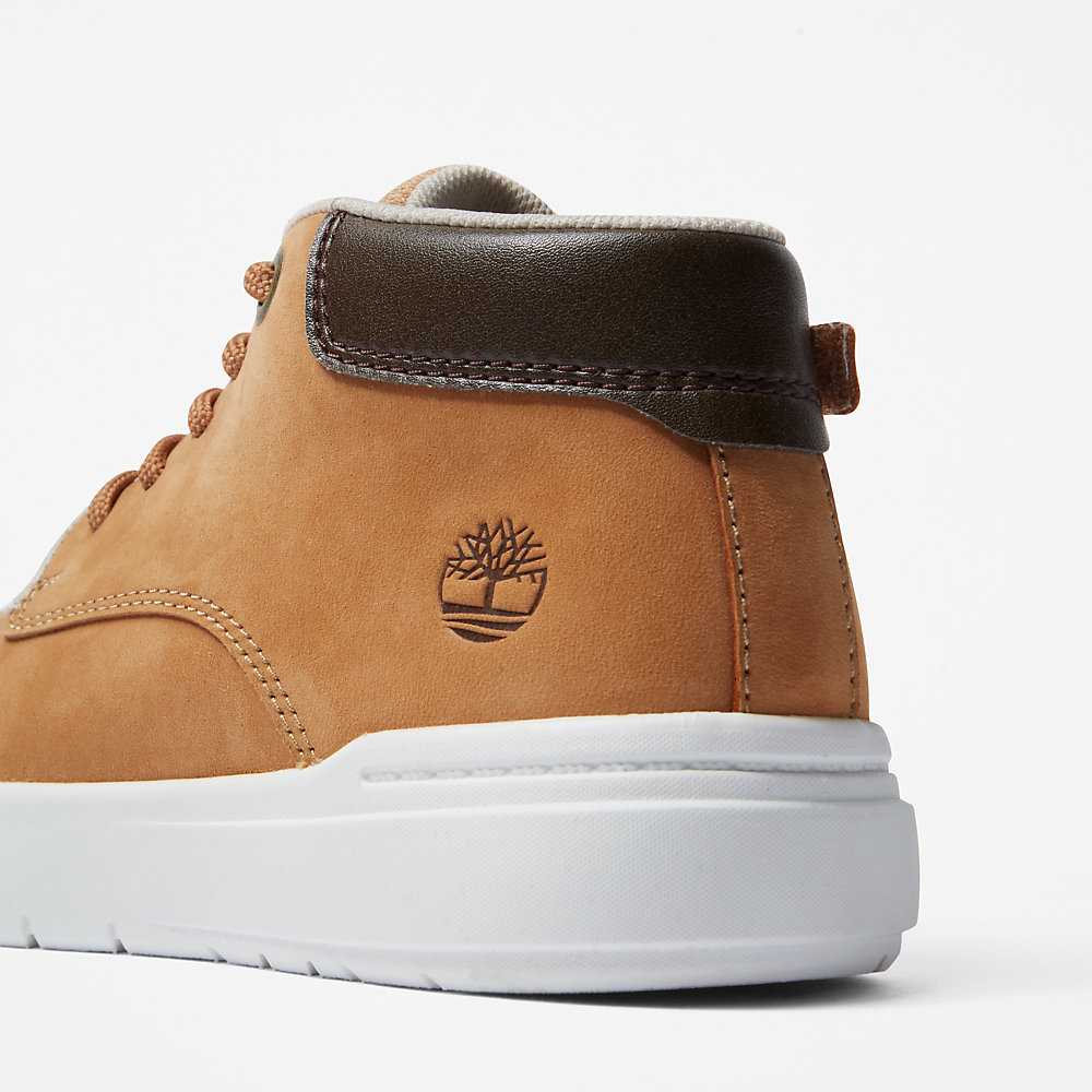 Kids' Timberland Seneca Bay Chukka Boots Light Brown | UAE-4219548