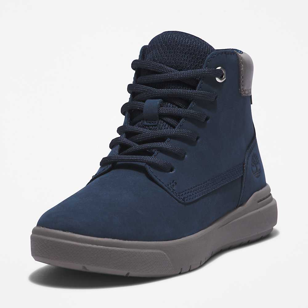 Kids' Timberland Seneca Bay Sneakers Dark Blue | UAE-4219592