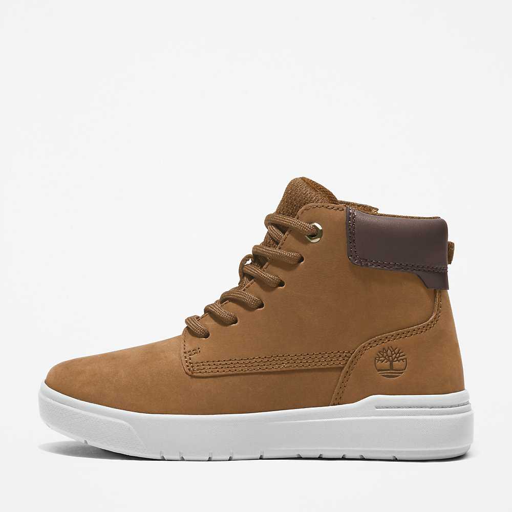 Kids' Timberland Seneca Bay Sneakers Light Brown | UAE-4219593