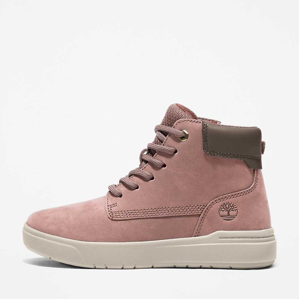 Kids' Timberland Seneca Bay Sneakers Light Pink | UAE-4219594