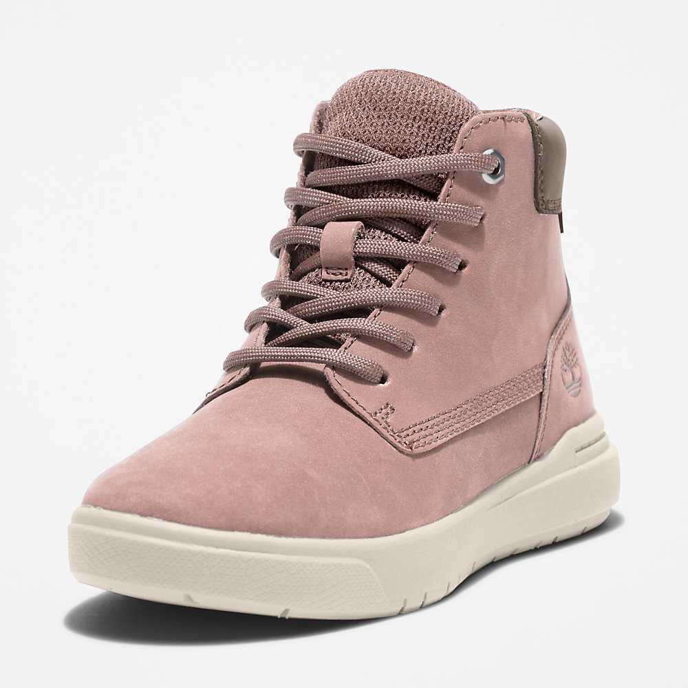 Kids' Timberland Seneca Bay Sneakers Light Pink | UAE-4219594