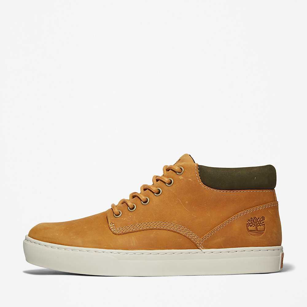 Men's Timberland Adventure 2.0 Cupsole Chukka Boots Yellow | UAE-6543187