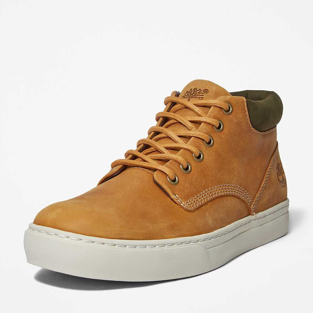 Men's Timberland Adventure 2.0 Cupsole Chukka Boots Yellow | UAE-6543187