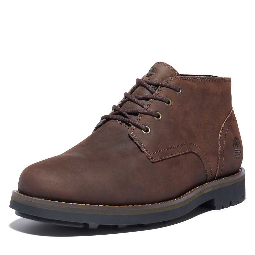 Men's Timberland Alden Brook Chukka Boots Dark Brown | UAE-2316780