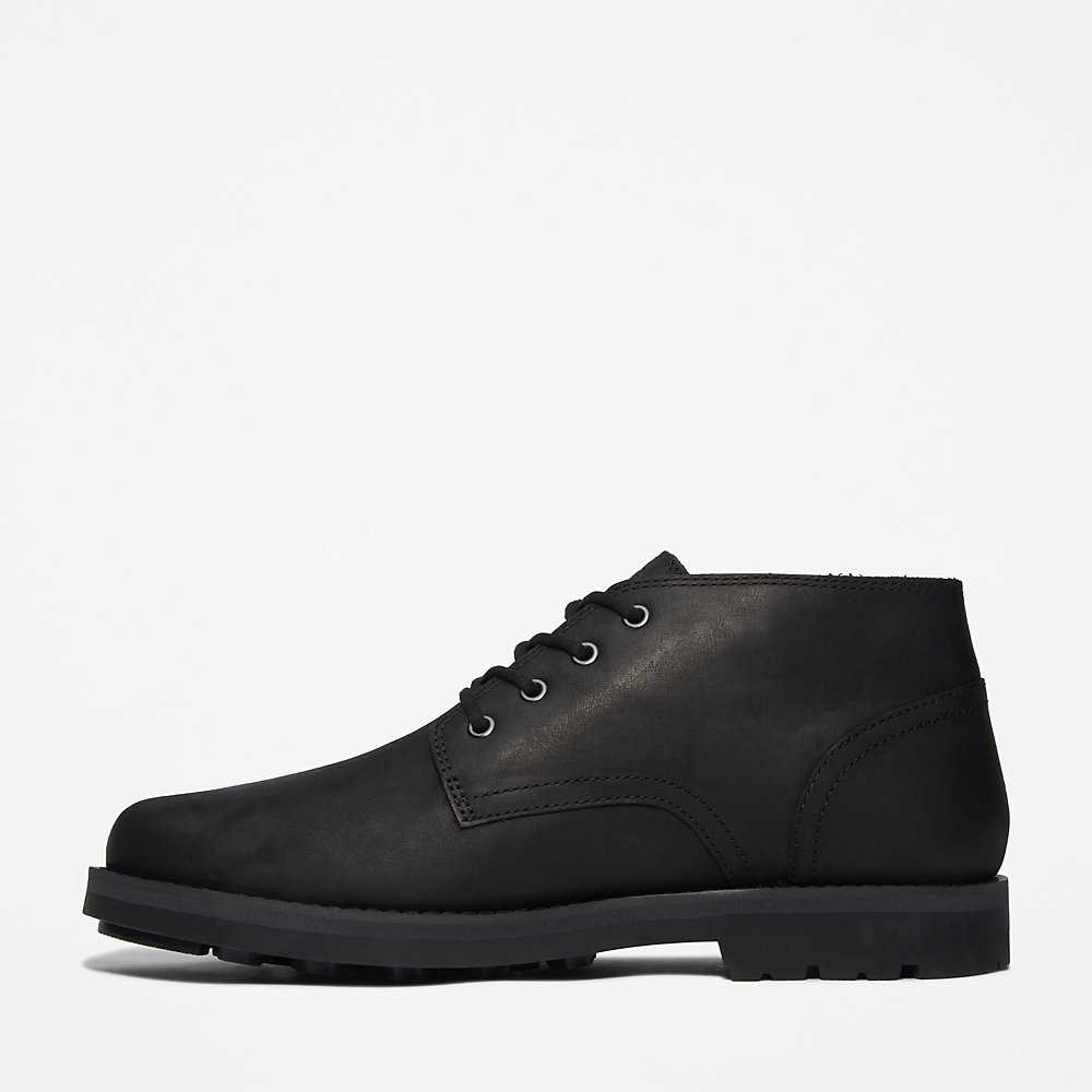 Men's Timberland Alden Brook Chukka Boots Black | UAE-6382475