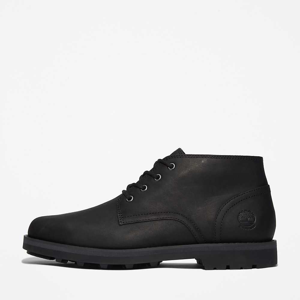 Men's Timberland Alden Brook Chukka Boots Black | UAE-6382475