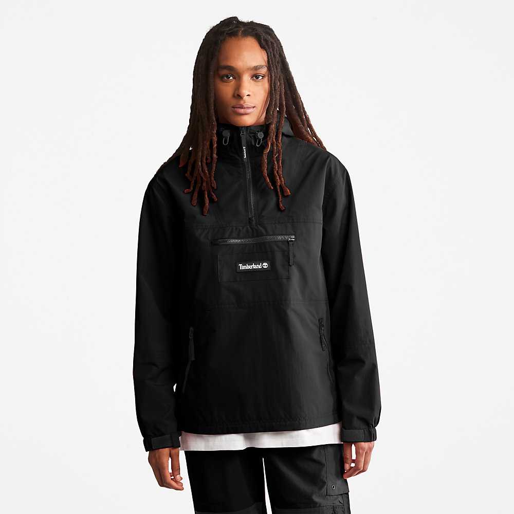 Men's Timberland All Gender Outdoor Archive Windbreaker Black | UAE-1856940