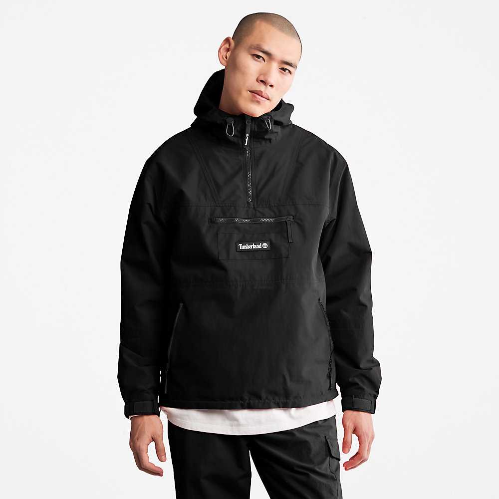 Men's Timberland All Gender Outdoor Archive Windbreaker Black | UAE-1856940