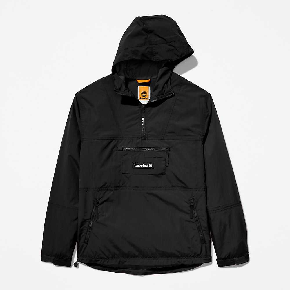 Men's Timberland All Gender Outdoor Archive Windbreaker Black | UAE-1856940