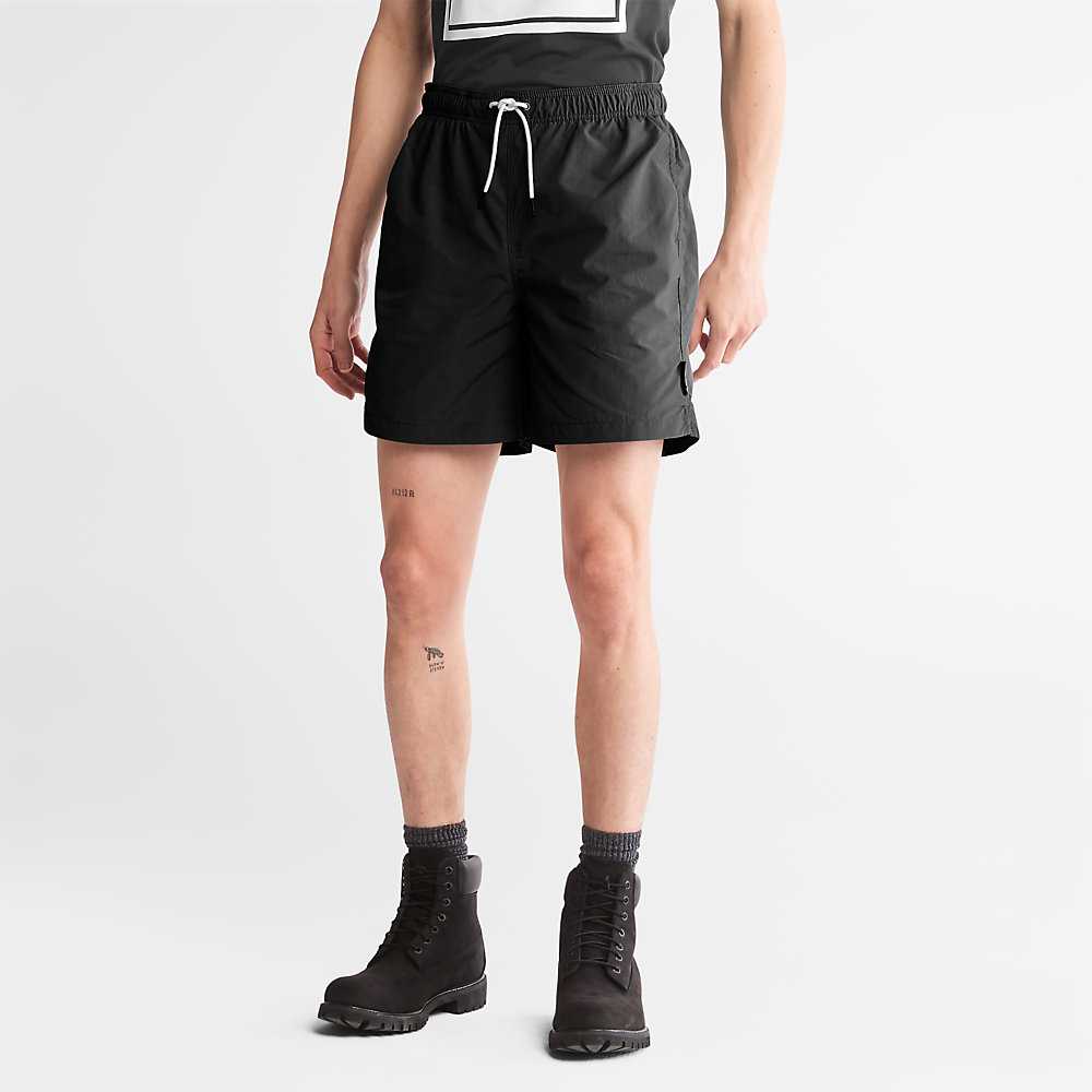 Men's Timberland All Gender Shorts Black | UAE-0439178